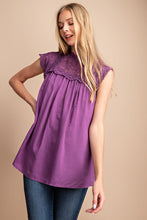 Load image into Gallery viewer, DK Plum Lace Top Dibs | 814
