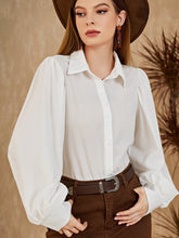 Load image into Gallery viewer, Long Lantern Sleeve Shirt
