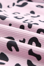 Load image into Gallery viewer, Leopard Curved Hem Corduroy Shirt Jacket
