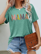 Load image into Gallery viewer, MAMA Leopard Graphic Short Sleeve Tee
