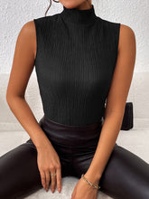 Load image into Gallery viewer, Turtleneck Sleeveless Tank
