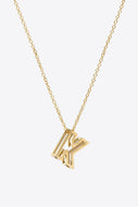 K to T Letter Pendant Necklace DIBS K-T