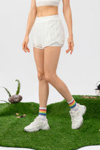 Load image into Gallery viewer, Faux Layered Elastic Waist Pocket Active Shorts
