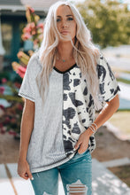 Load image into Gallery viewer, Striped V-Neck Short Sleeve Tee
