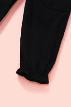 Load image into Gallery viewer, Baby Girls&#39; Paper Bag Pants with Buttons
