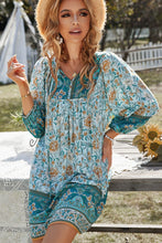 Load image into Gallery viewer, Bohemian Balloon Sleeve Dress DIBS BOHO
