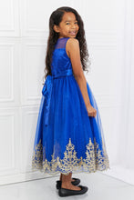 Load image into Gallery viewer, Kid&#39;s Dream Let&#39;s Dance Formal Tutu Dress in Royal Blue
