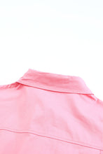 Load image into Gallery viewer, Double Take Buttoned Lapel Collar Dropped Shoulder Long Shirt
