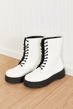 Load image into Gallery viewer, WeeBoo Big Steps Platform Combat Boots
