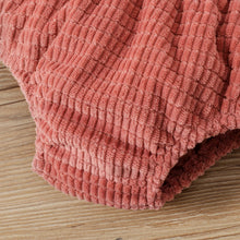 Load image into Gallery viewer, Baby Button Front Waffle Knit Top and Bloomer Set
