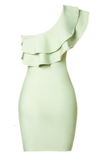 Load image into Gallery viewer, Ruffled One-Shoulder Bodycon Dress
