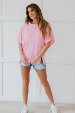 Load image into Gallery viewer, Sew In Love Sippin' Lemonade Full Size Run French Terry Top in Pink
