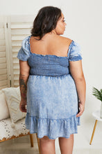 Load image into Gallery viewer, GeeGee Leading Lady Full Size Mineral Wash Chambray Dress
