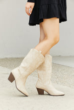 Load image into Gallery viewer, Qupid Westward Embroidered Pointed-Toe Cowboy Boots
