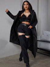 Load image into Gallery viewer, Quilted Duster Puffer Jacket with Pockets
