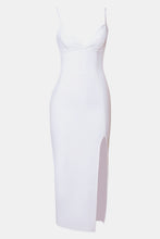 Load image into Gallery viewer, Spaghetti Strap Split Bandage Dress
