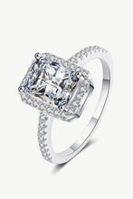 Load image into Gallery viewer, 1 Carat Rectangle Moissanite Ring
