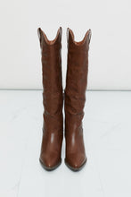 Load image into Gallery viewer, Forever Link Faux Leather Embroidered Cowboy Boots
