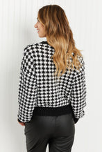 Load image into Gallery viewer, Andree by Unit London Life Full Size Tweed Cardigan in Black
