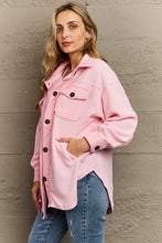 Load image into Gallery viewer, Zenana Give Me Warmth Oversized Fleece Shacket
