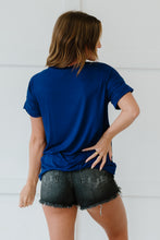 Load image into Gallery viewer, Sew In Love Tee Shirt Weather Full Size Run Pocketed Tee
