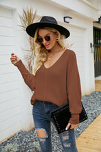 Load image into Gallery viewer, V-Neck Dolman Sleeve Sweater
