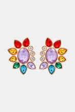 Load image into Gallery viewer, Geometrical Shape Glass Stone Dangle Earrings
