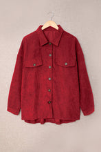 Load image into Gallery viewer, Corduroy Long Sleeve Button-up Shirt Jacket
