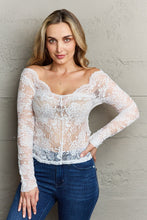 Load image into Gallery viewer, Ninexis Be Kind Off The Shoulder Lace Top
