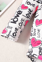 Load image into Gallery viewer, Baby Girl Letter Print Bodysuit and Knit Skirt Set
