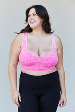 Load image into Gallery viewer, Zenana Full Size Acid Wash Notched Neck Cropped Tank
