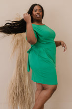 Load image into Gallery viewer, Zenana Smooth Talker Full Size Tie-Waist Dress
