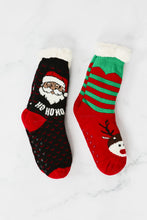 Load image into Gallery viewer, Christmas Two-Pair Fleece Knit Socks
