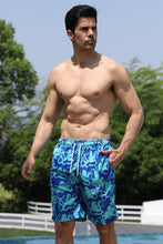Load image into Gallery viewer, Full Size Printed Drawstring Swim Trunks
