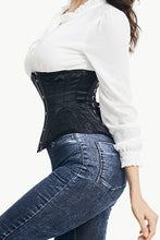 Load image into Gallery viewer, Full Size Jacquard Panel Under-Bust Corset
