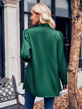 Load image into Gallery viewer, Open Front Puff Sleeve Cardigan
