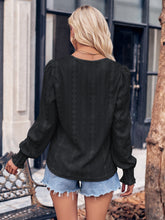 Load image into Gallery viewer, V-Neck Puff Sleeve Blouse
