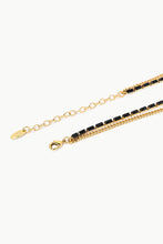 Load image into Gallery viewer, 18K Gold-Plated Zircon Double-Layered Necklace
