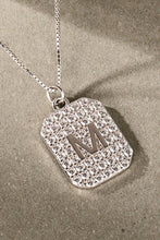 Load image into Gallery viewer, Letter Zircon Pendant Necklace
