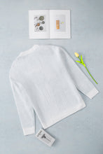 Load image into Gallery viewer, Skull Graphic Drop Shoulder Sweater
