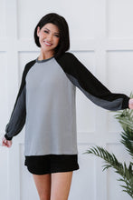 Load image into Gallery viewer, Doe &amp; Rae Small Town Full Size Run Waffle Knit Baseball Tee
