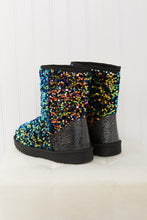 Load image into Gallery viewer, Forever Link Dazzle Me Multicolor Sequin Snow Booties
