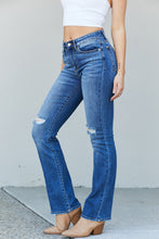 Load image into Gallery viewer, Judy Blue Full Size Distressed Knee Bootcut Jeans
