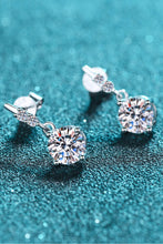 Load image into Gallery viewer, 1 Carat Moissanite Drop Earrings
