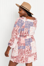 Load image into Gallery viewer, Floral Balloon Sleeve Dress Andree by Unit
