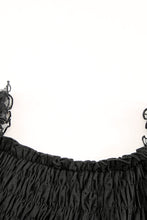 Load image into Gallery viewer, Dotted Off-Shoulder Smocked Crop Top
