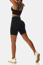 Load image into Gallery viewer, Crisscross Sports Bra and Biker Shorts Set
