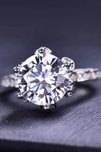 Load image into Gallery viewer, Moissanite Heart 925 Sterling Silver Ring
