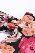 Load image into Gallery viewer, Floral Asymmetric Tie Waist Skirt

