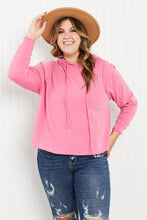 Load image into Gallery viewer, Andree by Unit Live Simply Full Size Shoulder Detail Knit Hoodie
